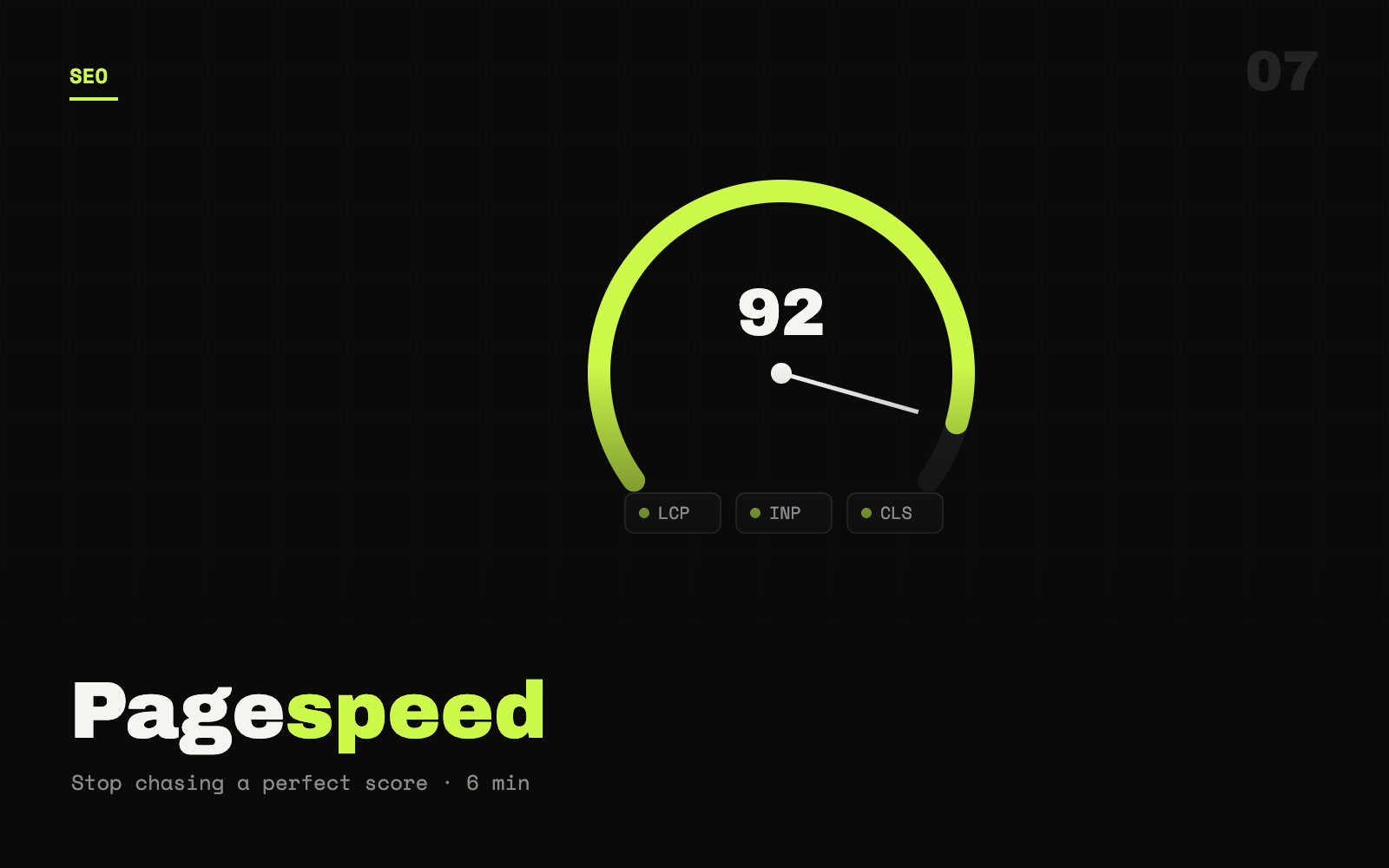 Core Web Vitals and PageSpeed for Shopify stores