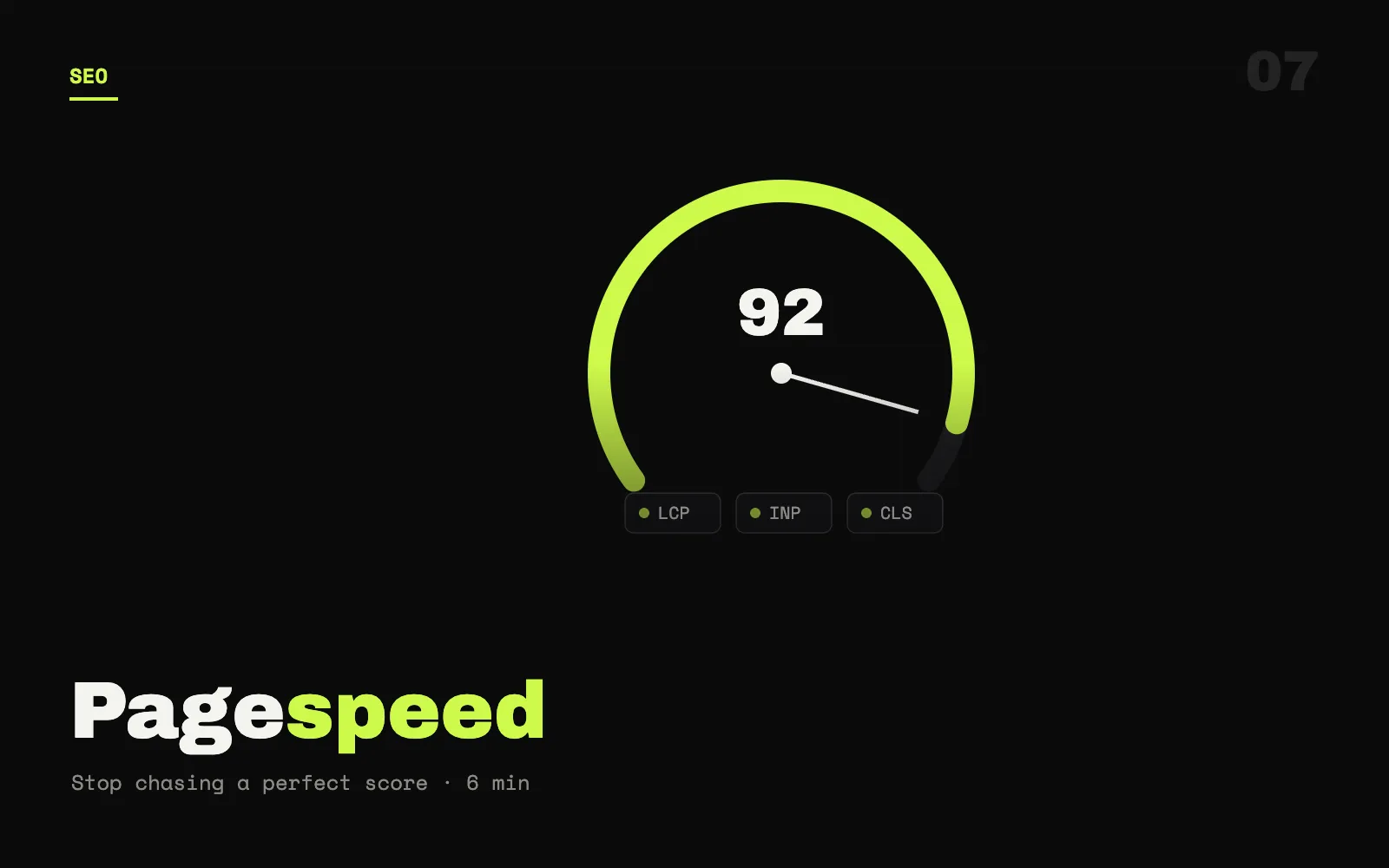 Core Web Vitals and PageSpeed for Shopify stores